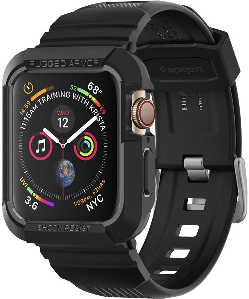Spigen Rugged Armor Pro Black Apple Watch 8/7 (45mm)/SE 2022/6/SE/5/4 (44mm)