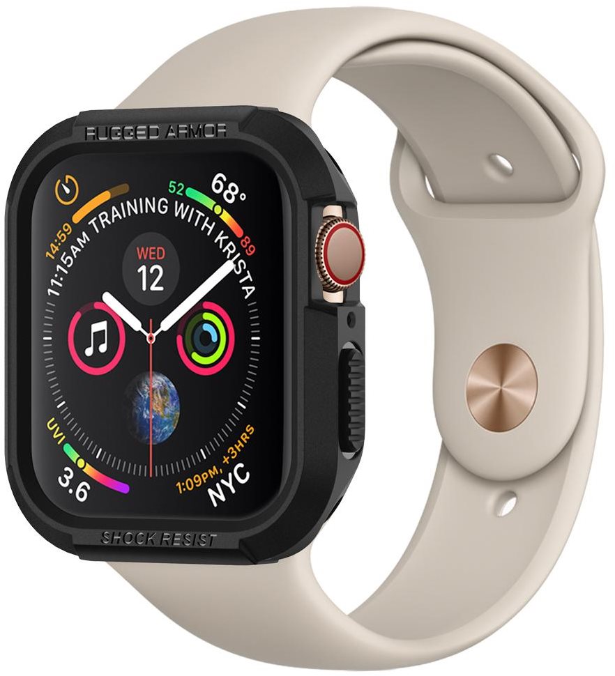 Spigen Rugged Armor Black Apple Watch 6/SE/5/4 40 mm