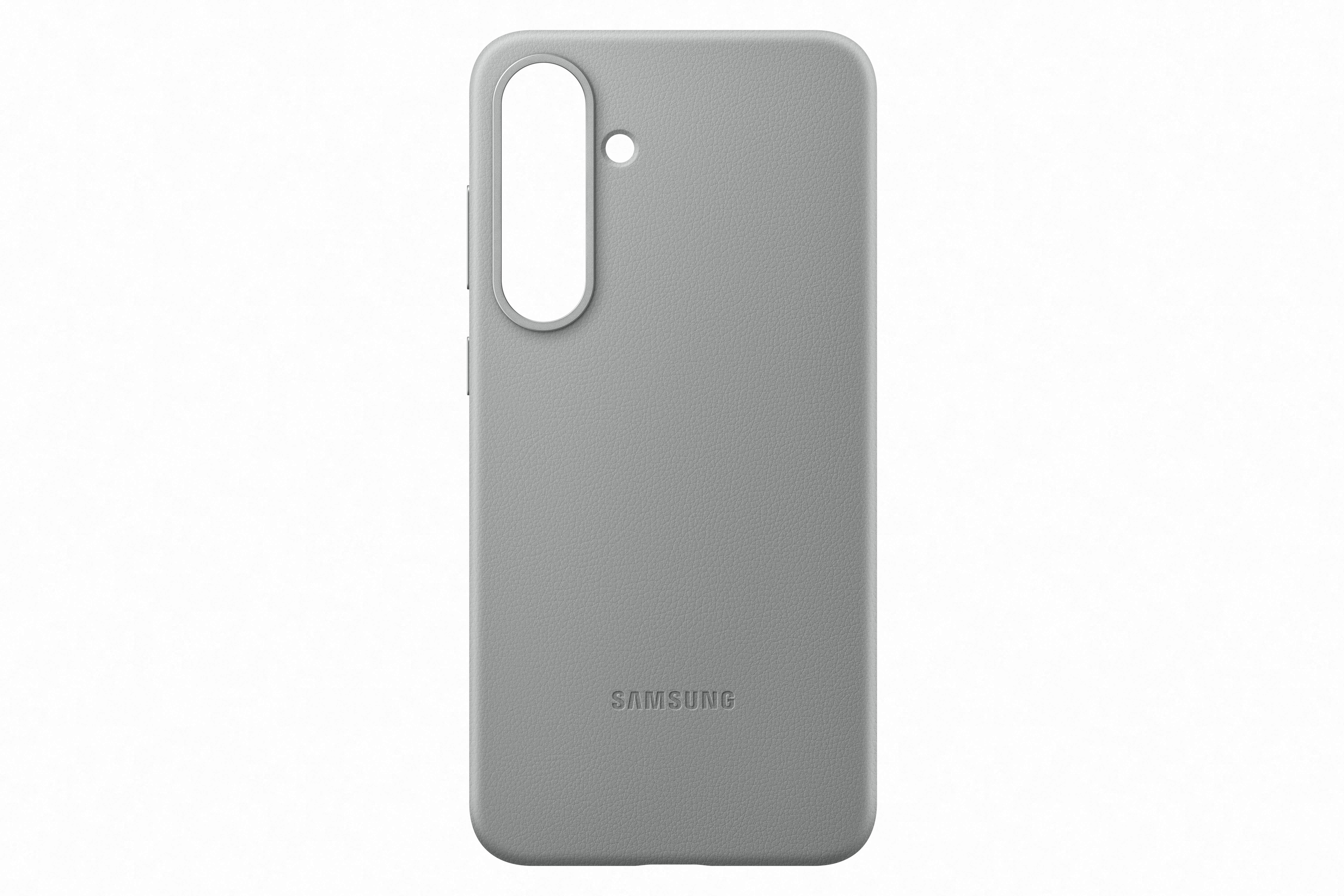 Samsung Galaxy S25+ Zadný kryt z vegánskej kože Gray