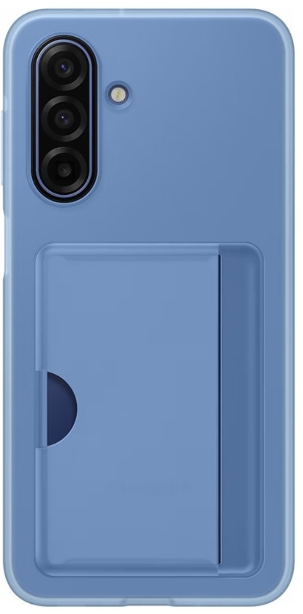 Samsung Galaxy A17 zadný kryt s vreckom na kartu modrý