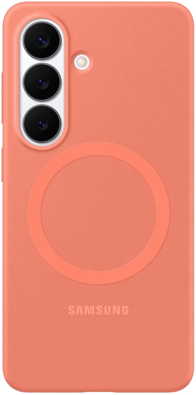 Samsung Galaxy S26 Silikónový kryt s magnetom Coralred