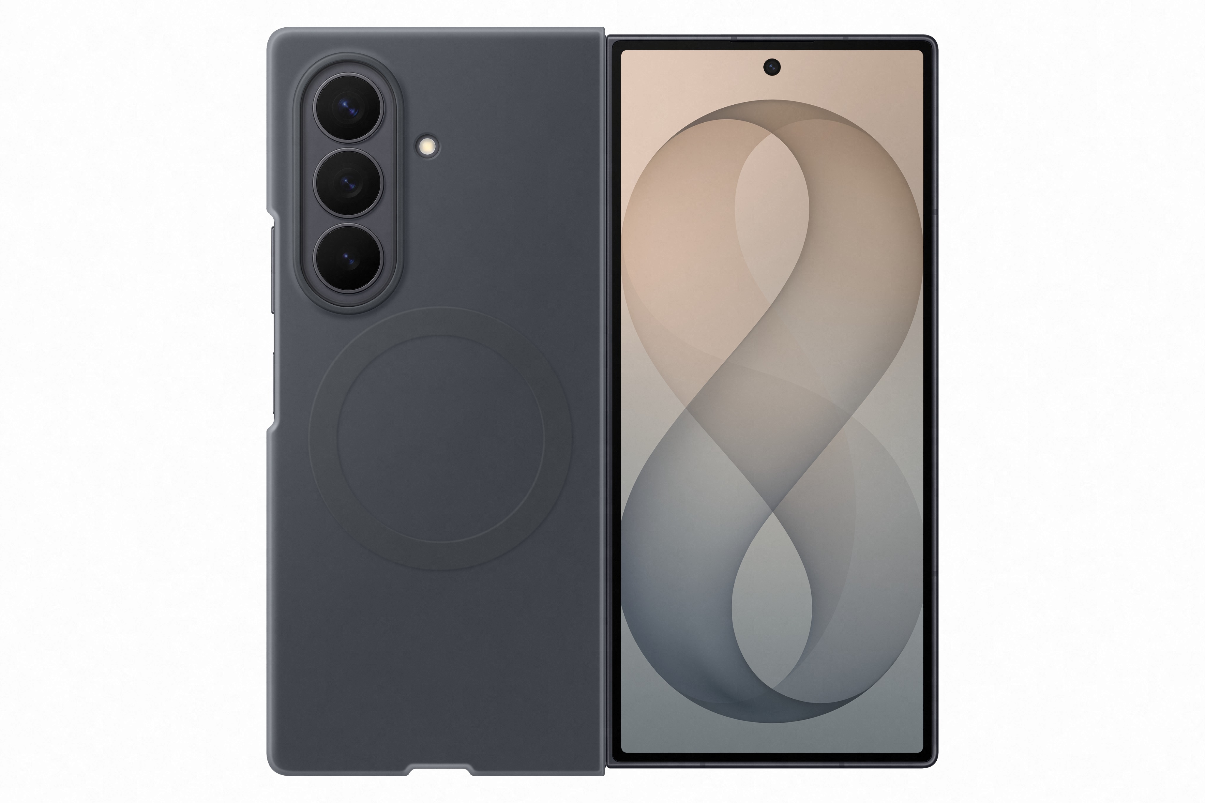 Samsung Galaxy Z Fold8 Ultra Silikonový kryt s magnetem Graphite