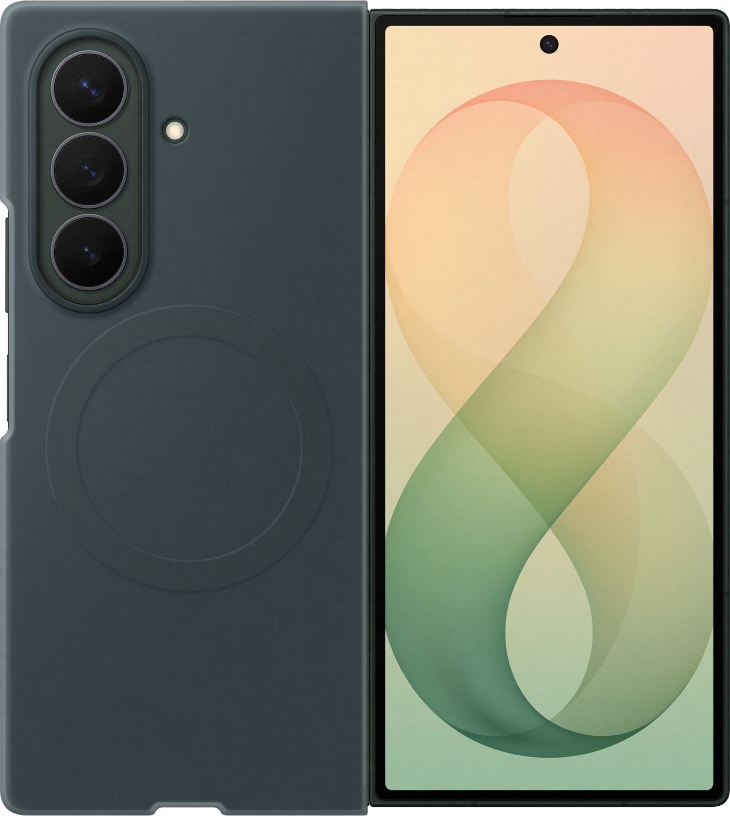 Samsung Galaxy Z Fold8 Ultra Silikonový kryt s magnetem Green Shadow