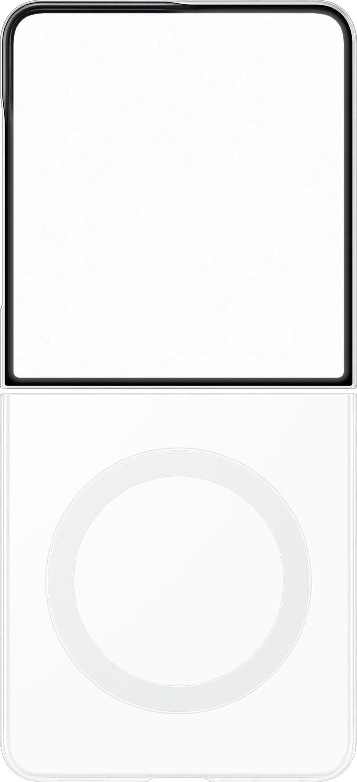 Samsung Galaxy Z Flip8 Průhledný kryt s magnetem Transparent