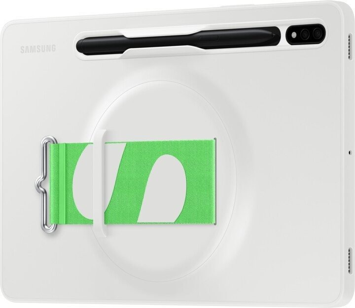 Samsung Galaxy Tab S8 Zadný kryt s pútkom biely