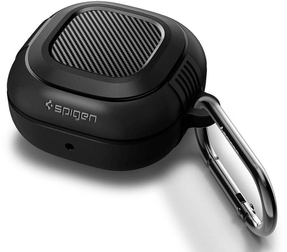 Spigen Rugged Armor Black Samsung Galaxy Buds FE/Buds 2/Buds Pro 2/Buds Pro/Buds Live