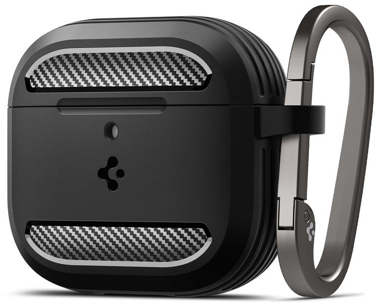 Spigen Rugged Armor, matte black – AirPods 4