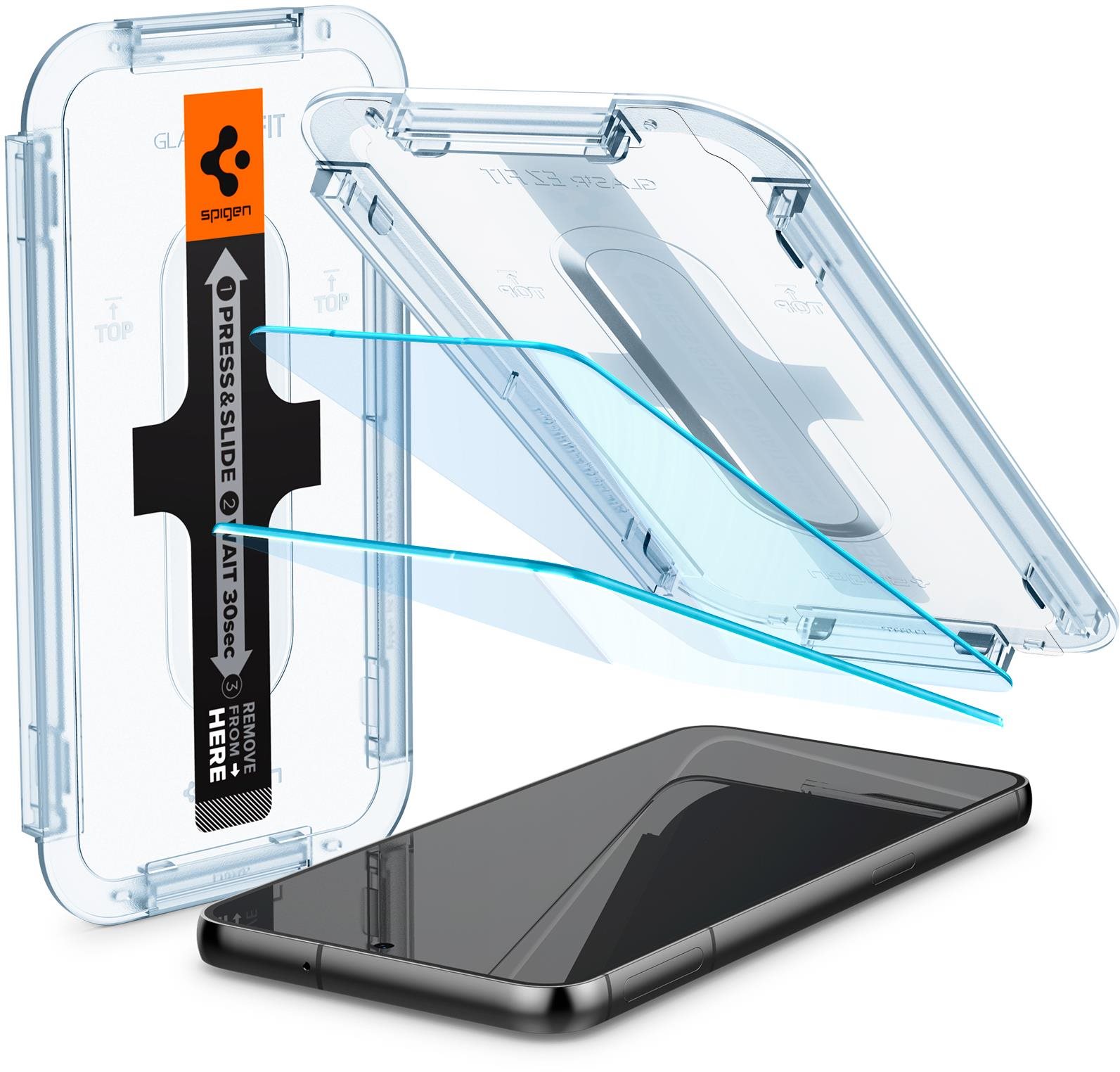 Spigen Glass EZ Fit 2 Pack Samsung Galaxy S23
