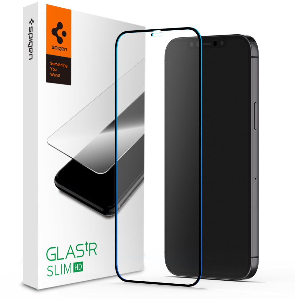 Spigen Glass FC Black HD 1 Pack iPhone 12 Pro Max