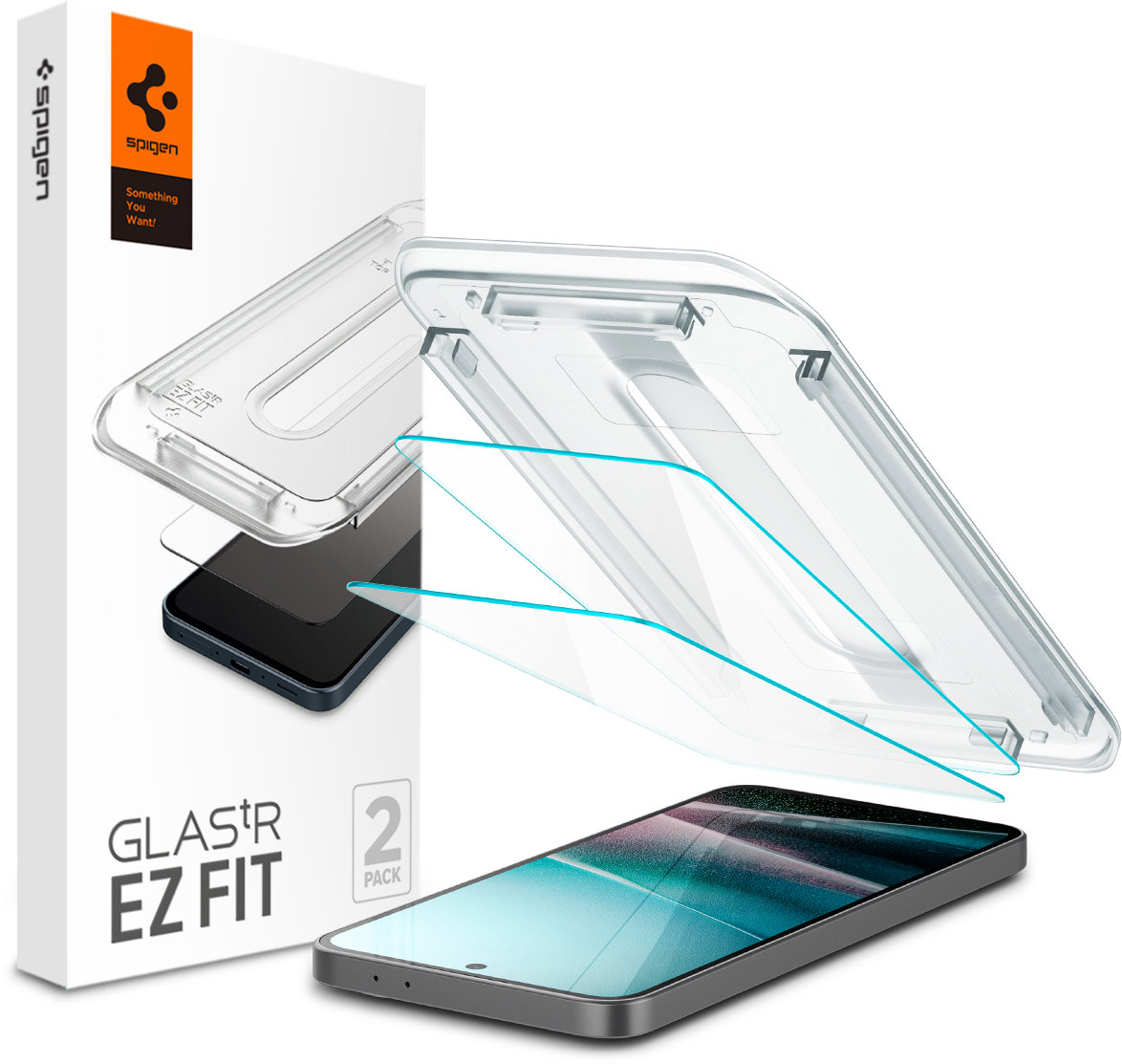 Spigen Glass tR EZ Fit 2 Pack Transparency Samsung Galaxy A3 2025 5G