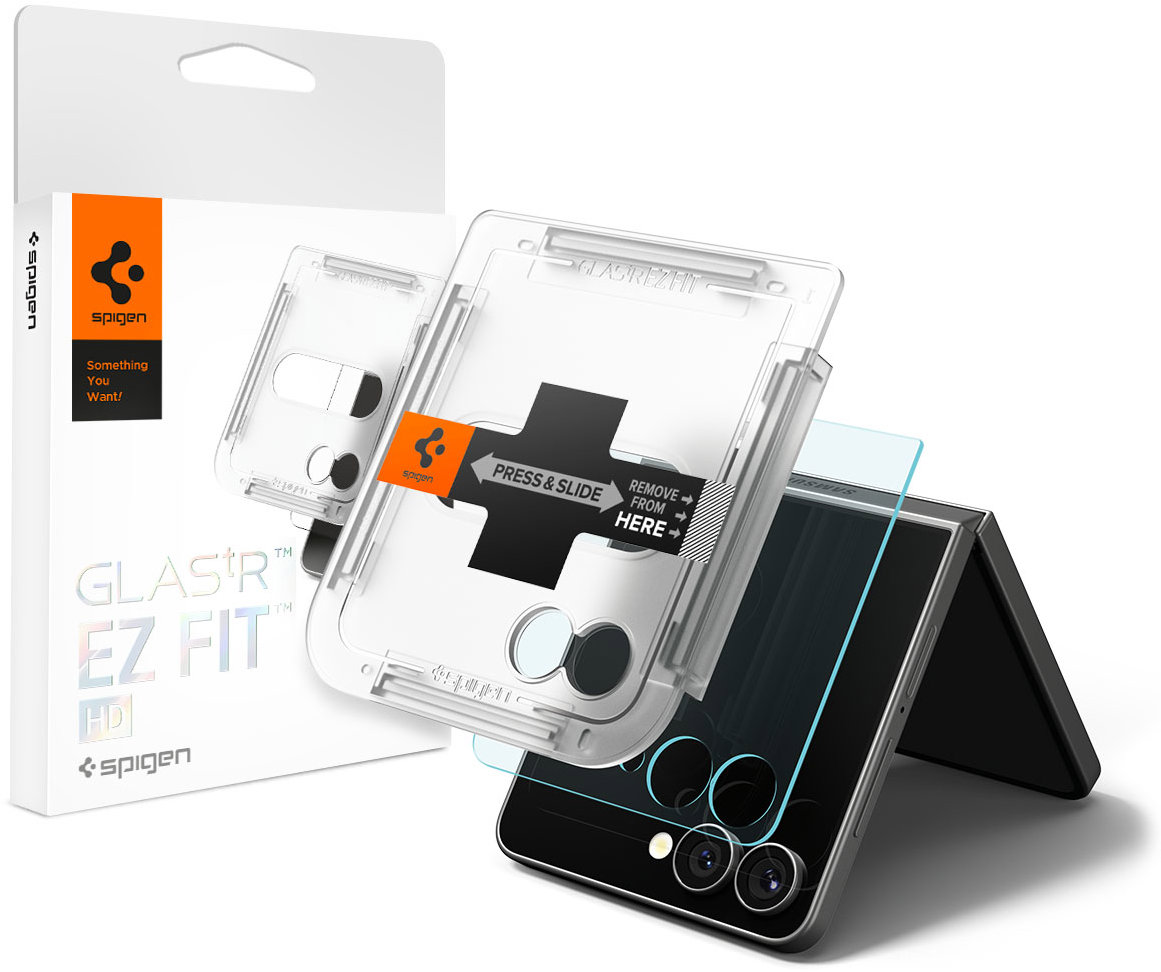 Spigen Glass TR EZ Fit HD 1 Pack Transparency Samsung Galaxy Z Flip 7