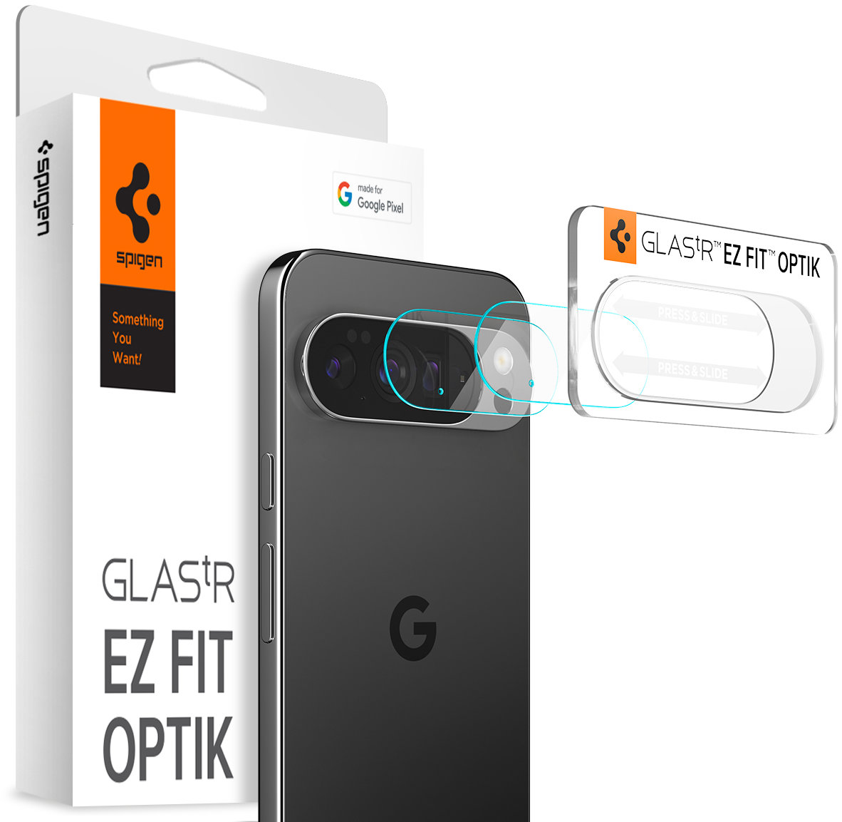Spigen Glass tR EZ Fit Optik 2 Pack, crystal clear - Google Pixel 10 Pro
