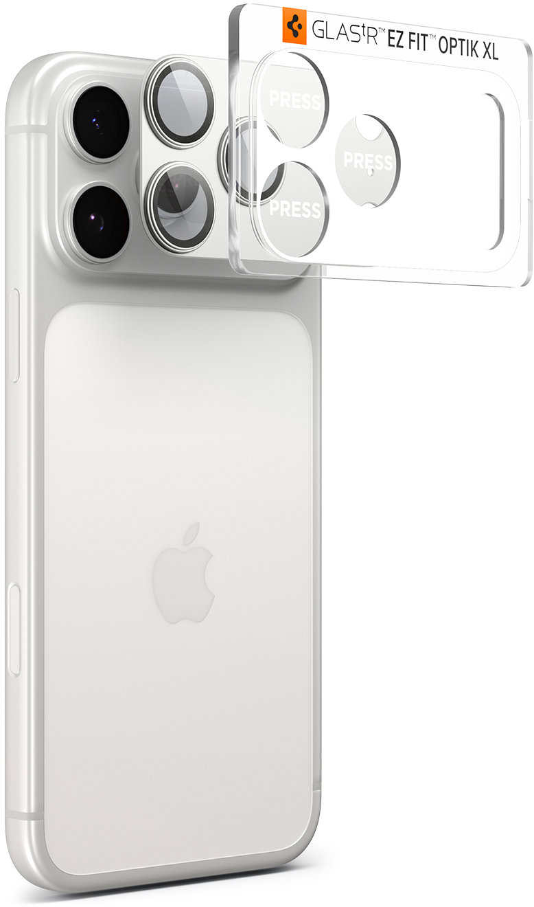 Spigen Glass TR EZ Fit Optik Pro XL 1 Pack Silver iPhone 17 Pro Max