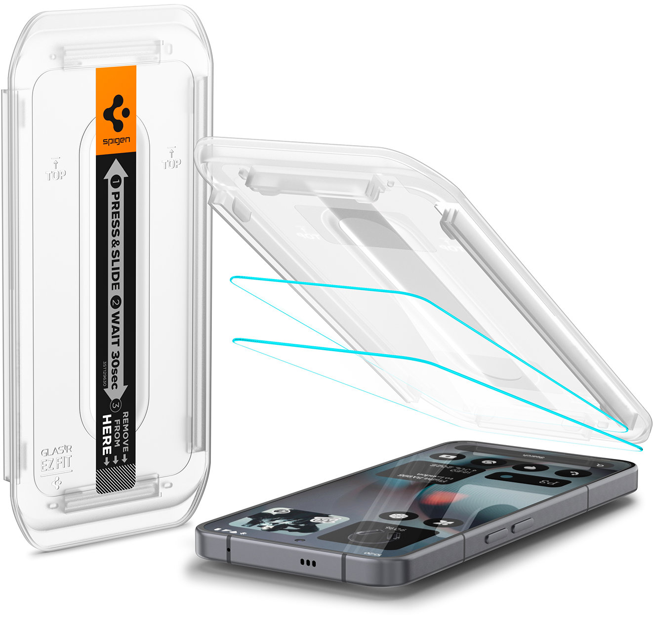 Spigen Glass tR EZ Fit 2 Pack Transparency Nothing Phone 3