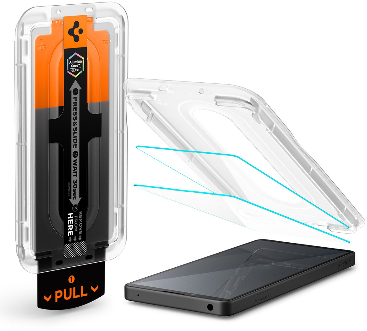 Spigen Glass tR EZ Fit Pro 2 Pack Transparency Sony Xperia 10 VII