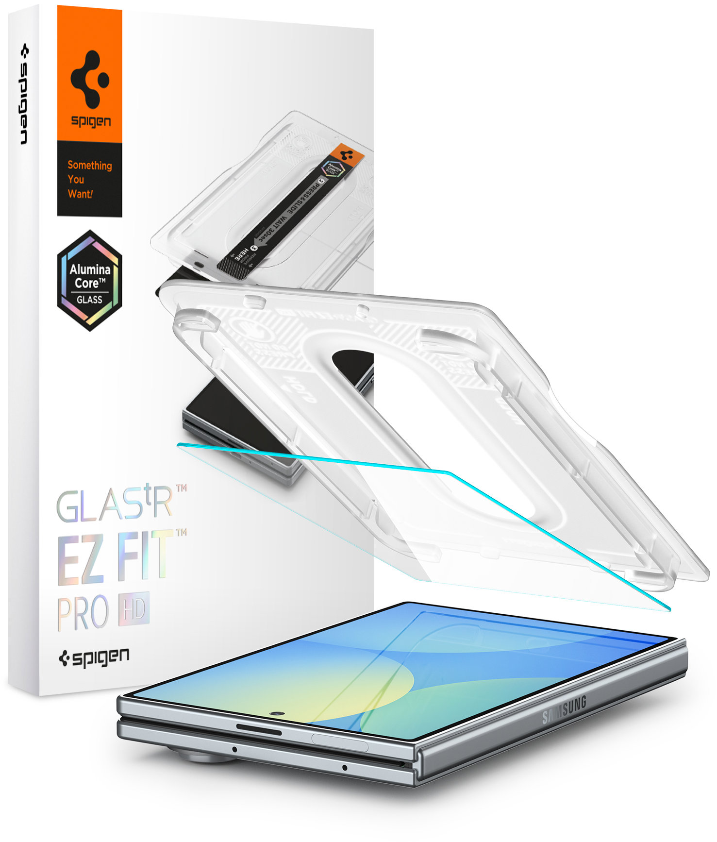 Spigen Glass tR EZ Fit Pro HD 1 ks v balení Samsung Galaxy Z Fold 8