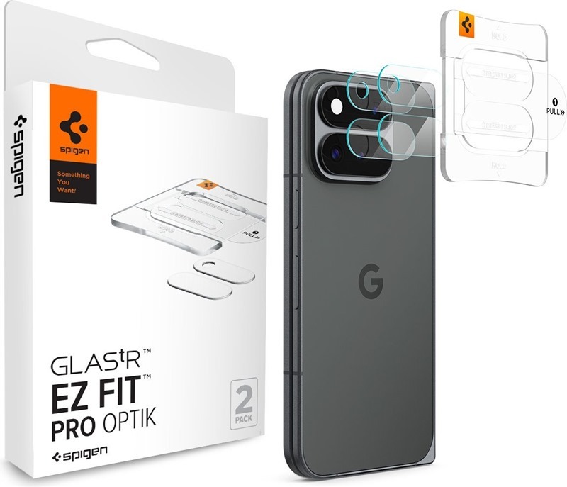 Spigen Glass TR EZ Fit Optik Pro 2 Pack Crystal Clear Google Pixel 11 Pro Fold