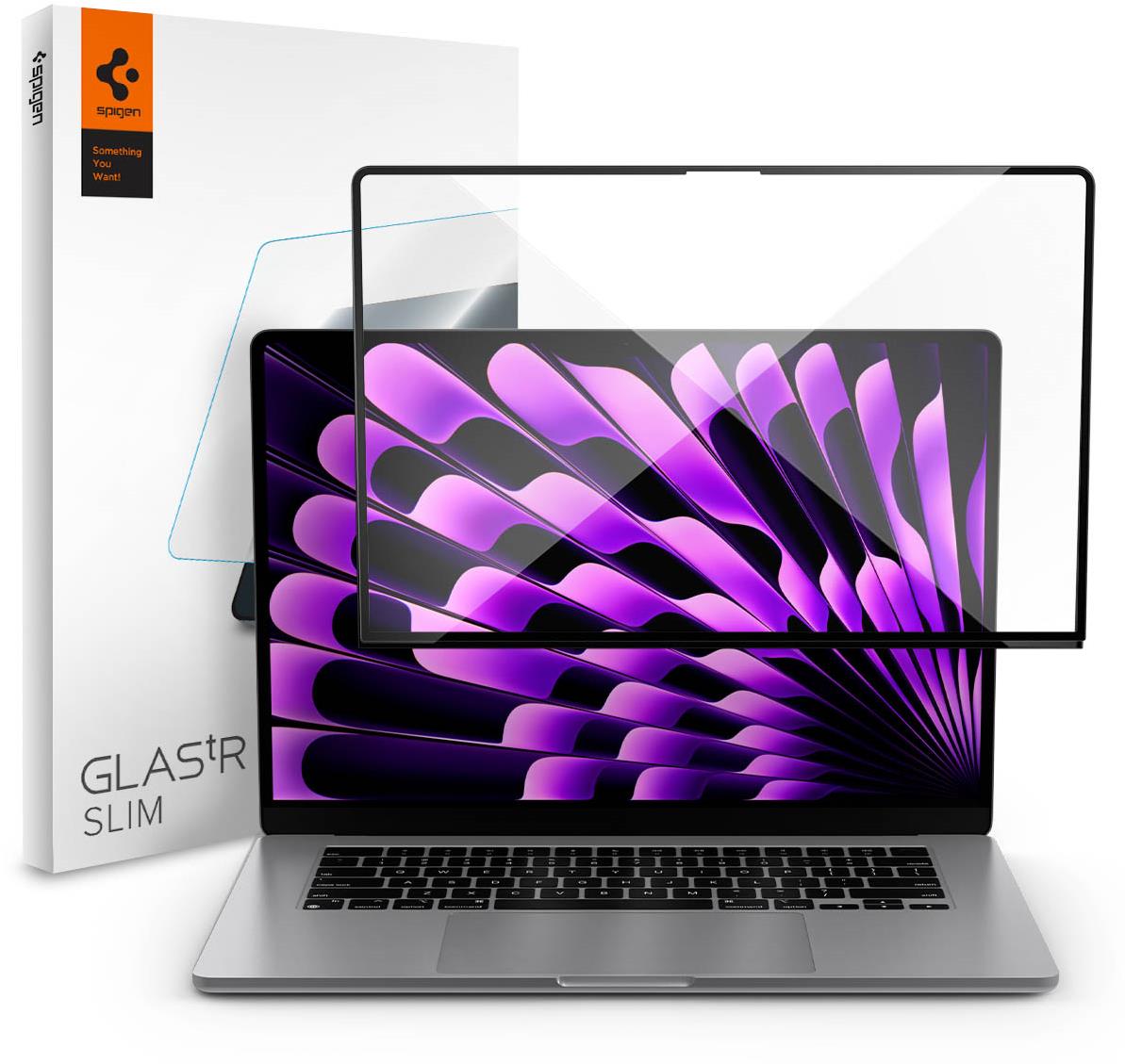 Spigen Glass tR SLIM 1 Pack MacBook Air 15" M2 2023/M3 2024/M4 2025