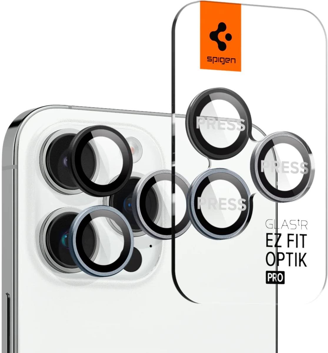 Spigen Glass EZ Fit Optik Pro 2 Pack Zero One iPhone 17 Pro/16 Pro/17 Pro Max/16 Pro Max