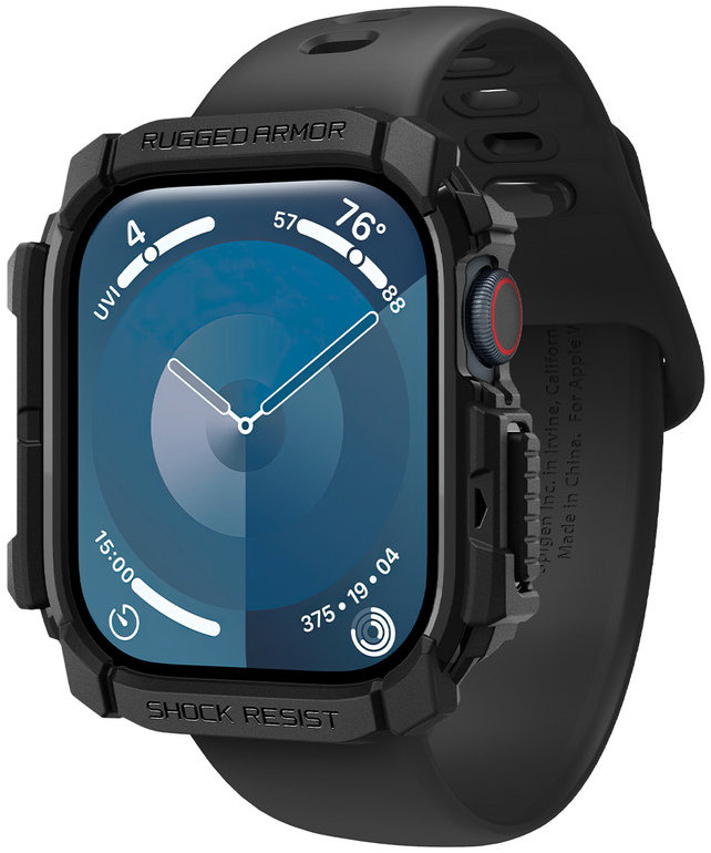 Spigen Rugged Armor Matte Black Apple Watch 10 42 mm