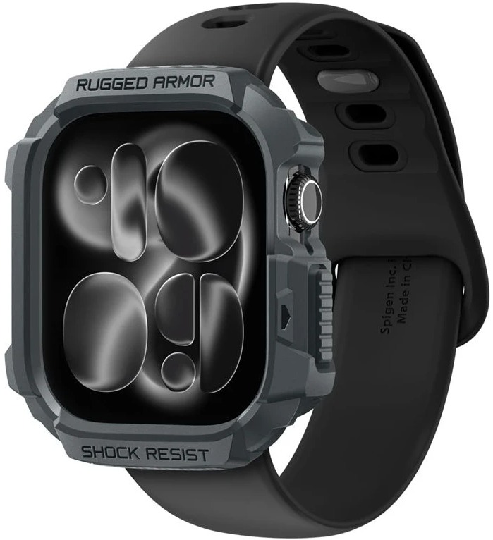 Spigen Rugged Armor 2 Apple Watch 11 46 mm Dark Gray