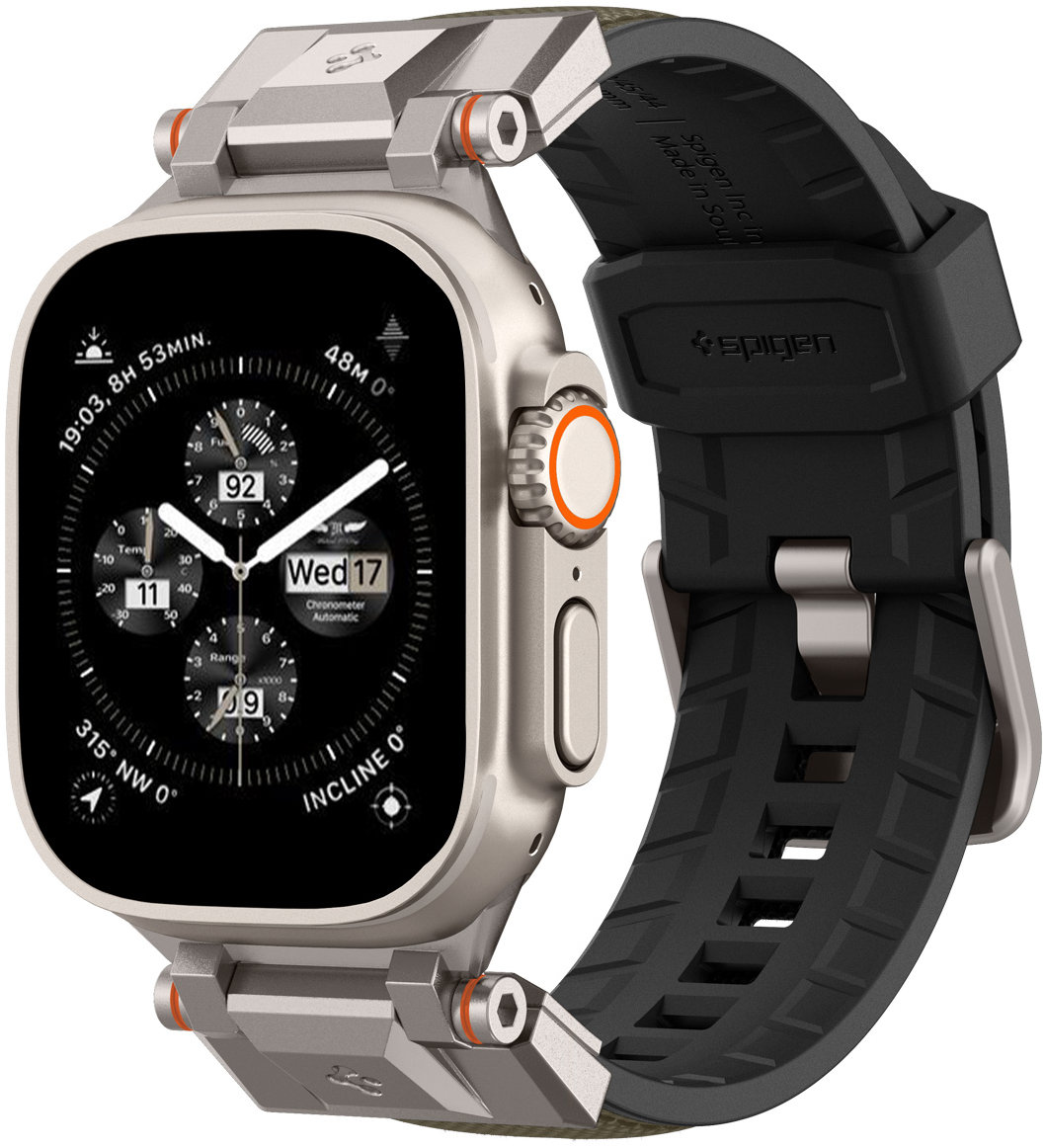 Spigen DuraPro Armor, Apple Watch 49 mm/46 mm/45 mm/44 mm military green