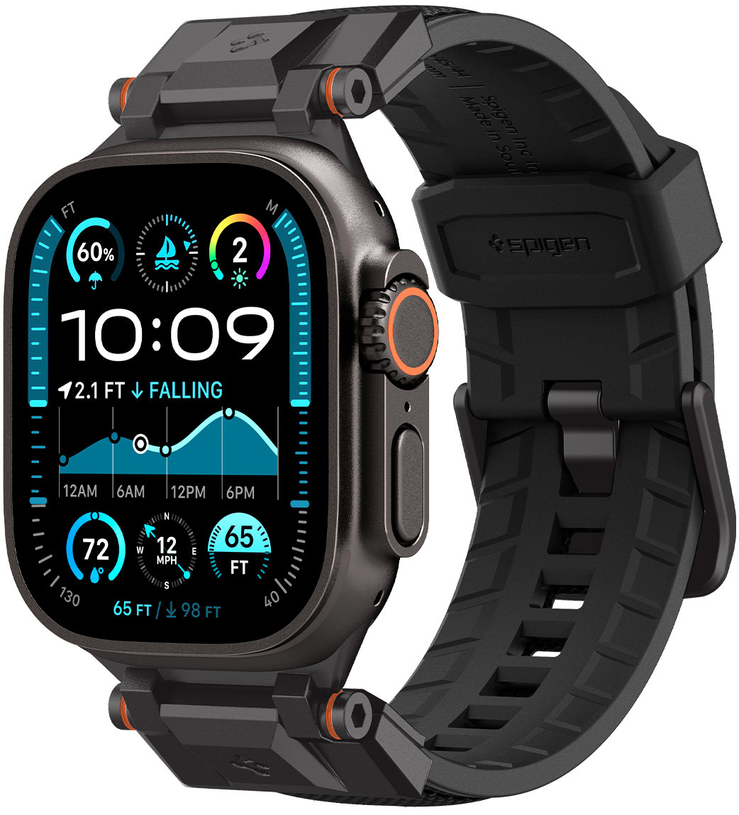 Spigen DuraPro Armor Black Edition Apple Watch 49 mm/46 mm/45 mm/44 mm