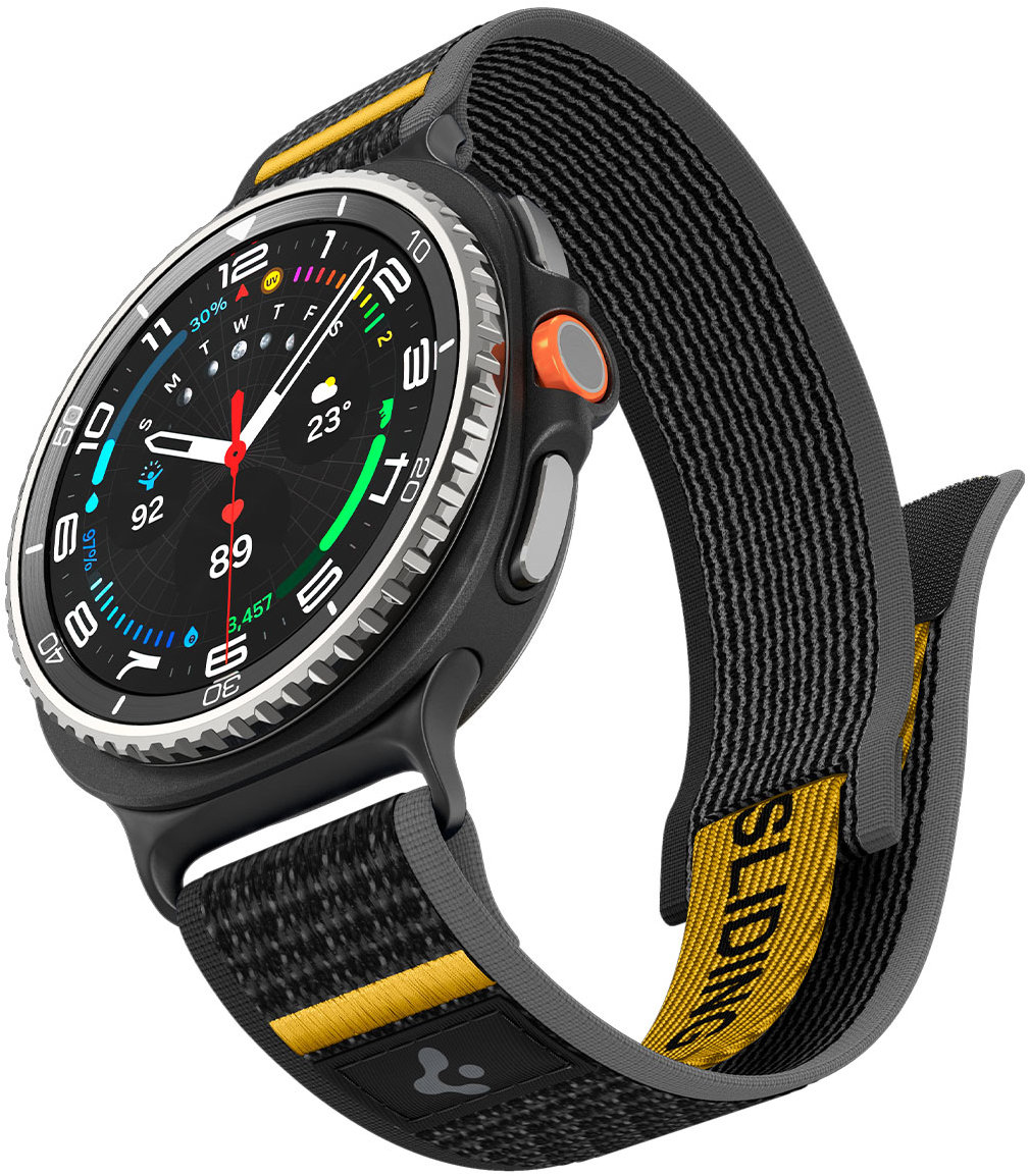 Spigen Athlex Air Active Band Black Samsung Galaxy Watch 8 46 mm/44 mm/40 mm