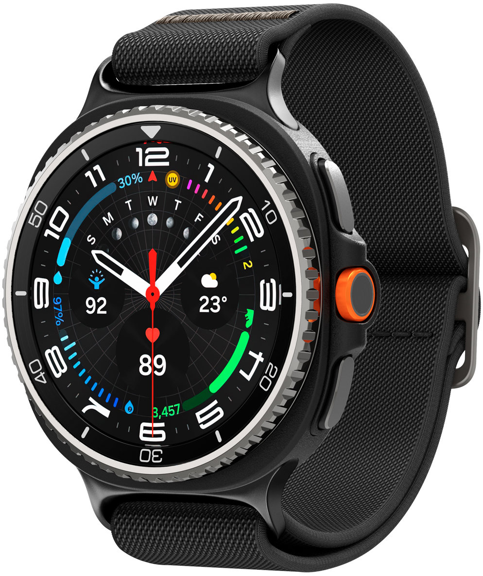Spigen Lite Fit Black Samsung Galaxy Watch 8 46 mm/44 mm/40 mm