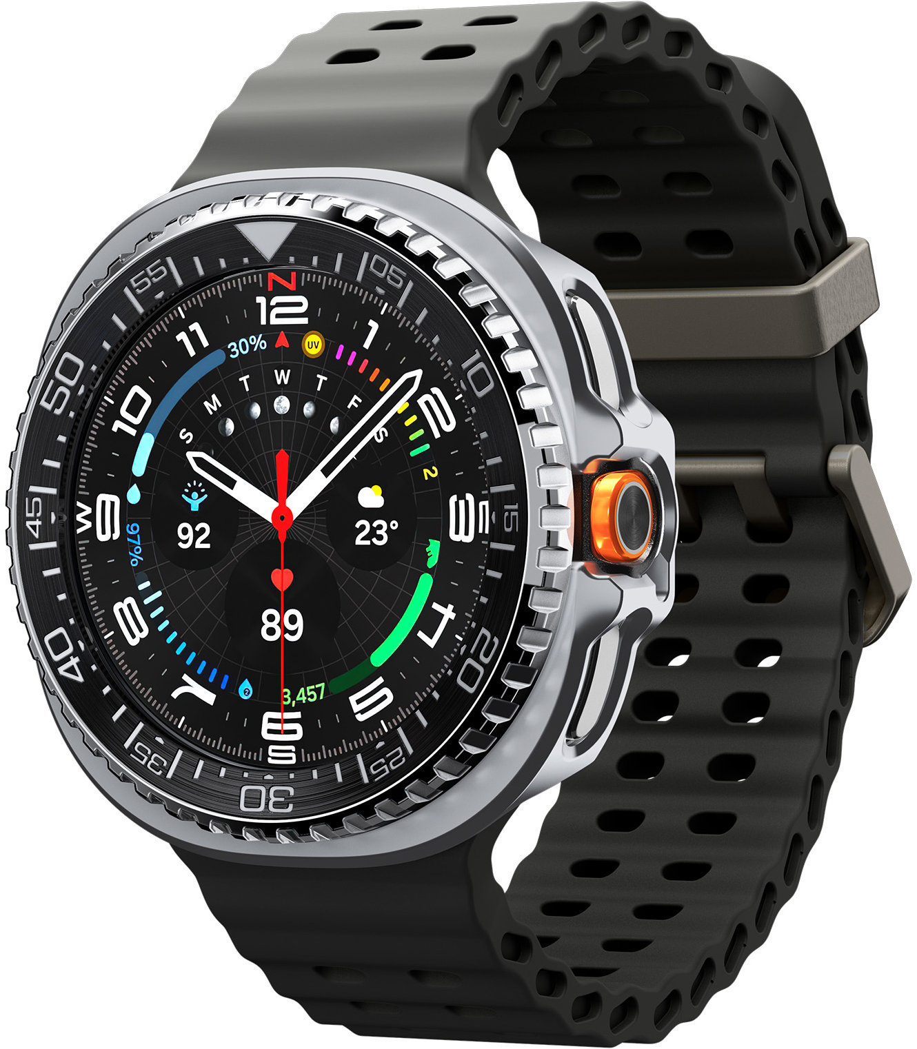 Spigen Bezel Tune Pro Diver Samsung Galaxy Watch 8 Classic 46 mm Black