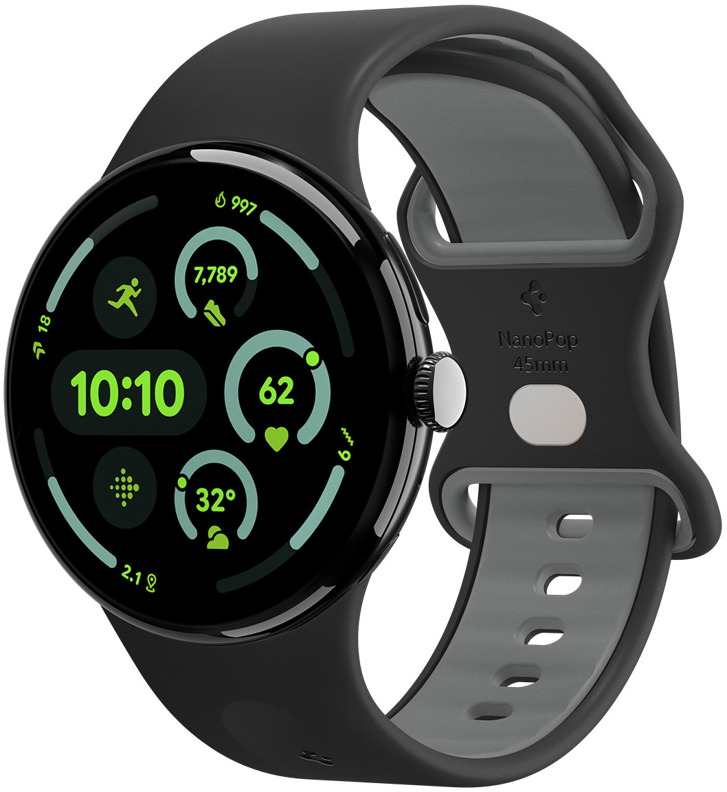 Spigen Nano Pop Band Google Pixel Watch 4/3 45 mm Black Sesame
