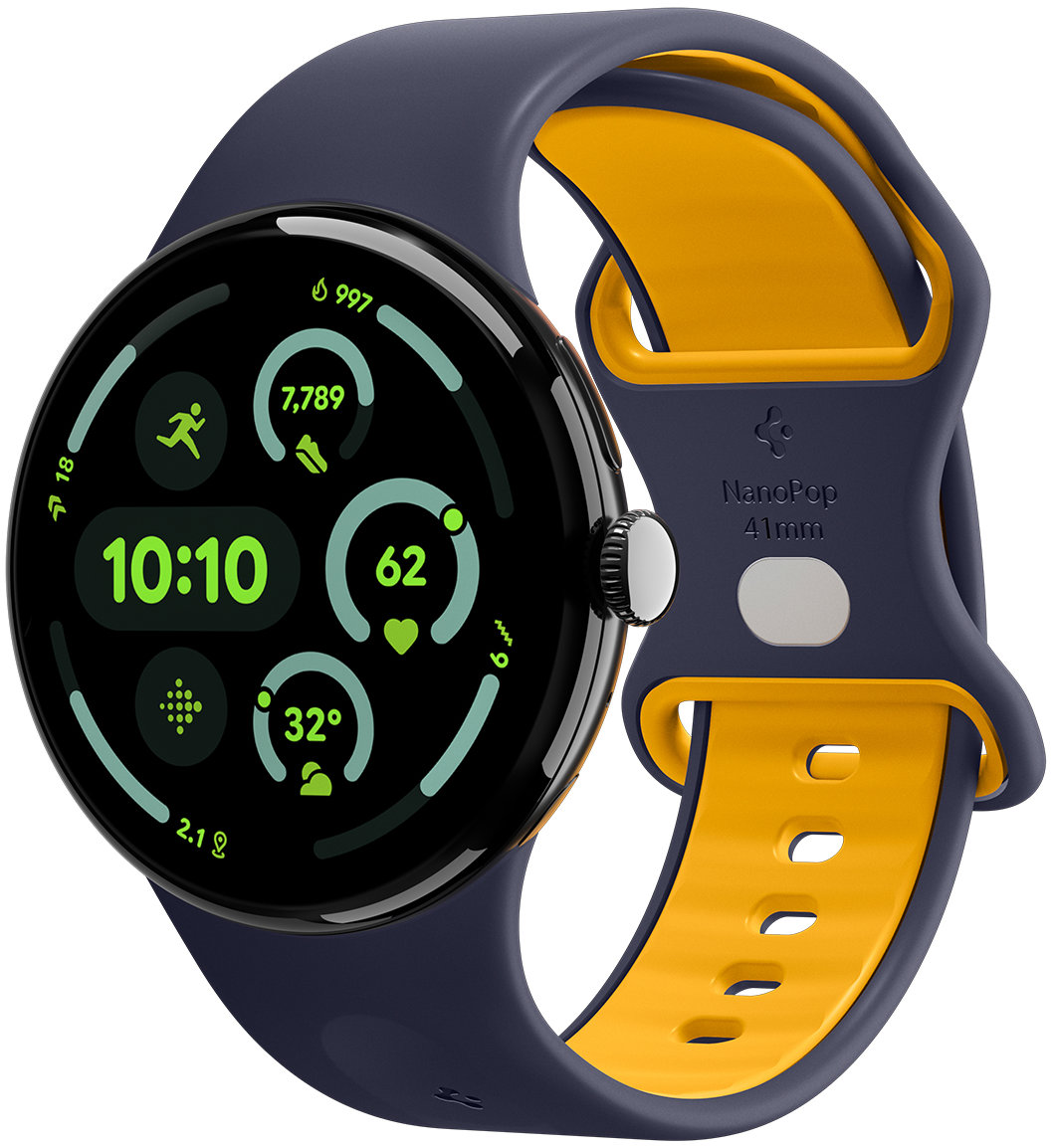 Spigen Nano Pop Band Google Pixel Watch 4/3/2/1 41 mm Blueberry Navy