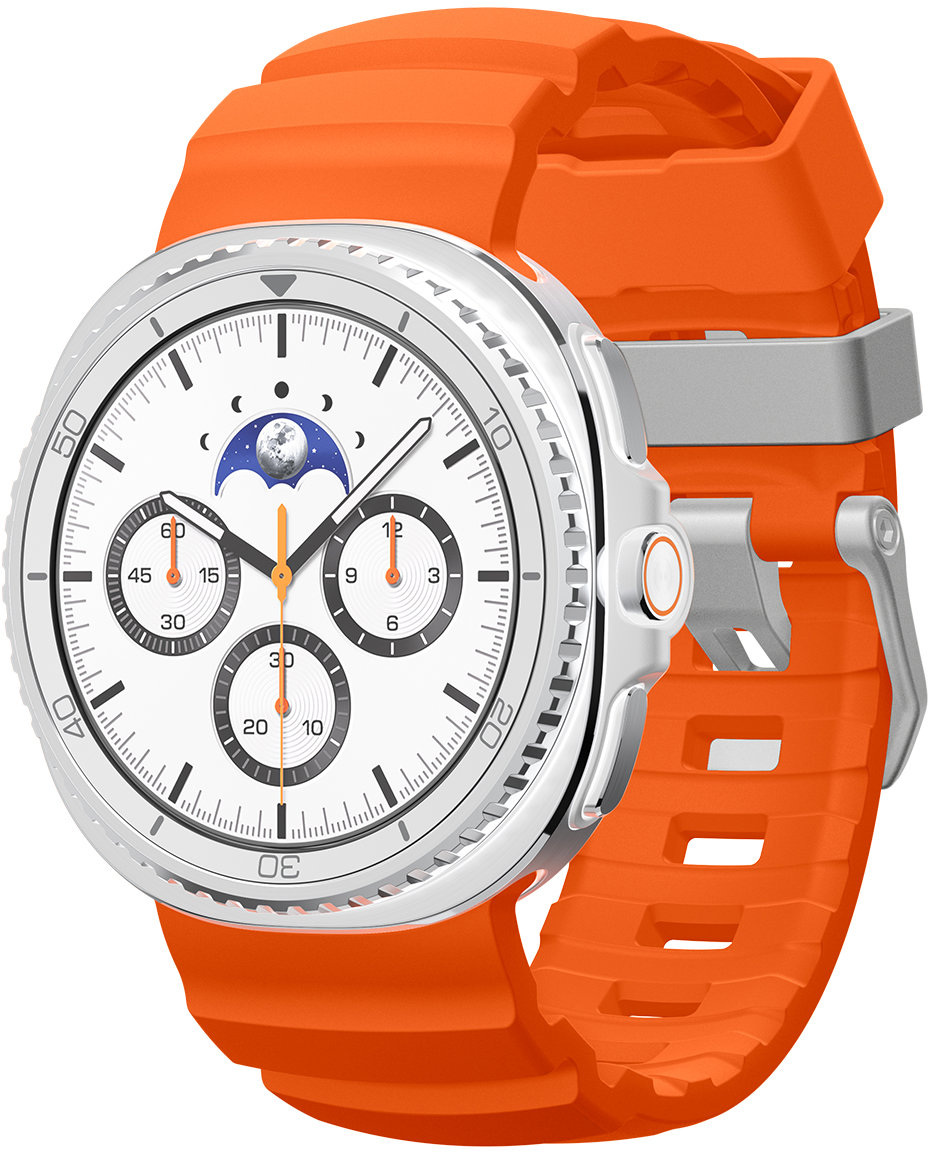 Spigen Silicone Band Samsung Galaxy Watch 8 46 mm/44 mm/40 mm Orange