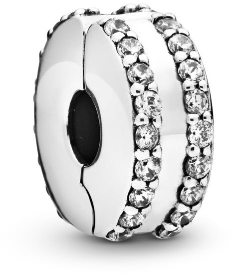 PANDORA Moments Timeless 798422C01 Klipsový Dve pavé línie (Ag 925/1000, 2,6 g)