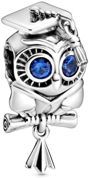 PANDORA Moments People 798907C01 Prívesok na promóciu Múdra sova (Ag 925/1000, 3,4 g)