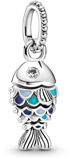 PANDORA Passions 799428C01 Visiaci, Modrá šupinatá ryba (Ag 925/1000, 2,8 g)