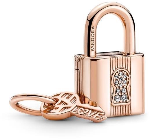 PANDORA Moments 780088C01 Visiaci zámok s kľúčom