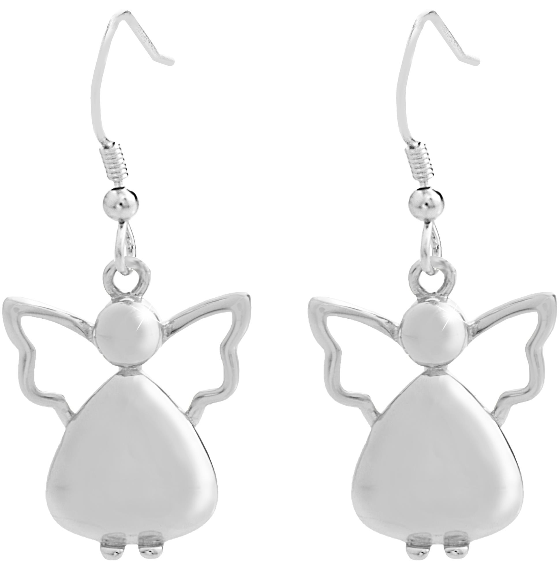 JSB Bijoux Strieborné náušnice Anjelici s kryštálmi značky Swarovski 92400434 (Ag 925/1000; 1,35 g)
