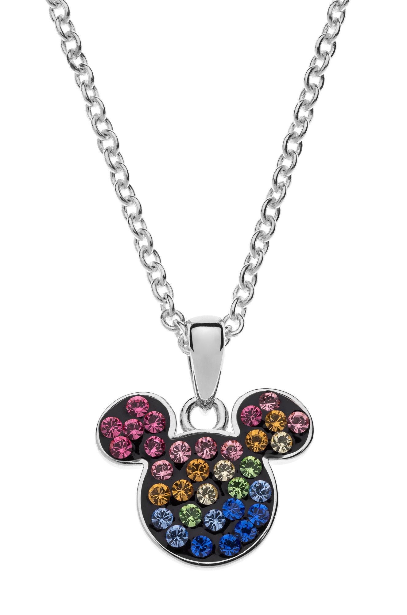 DISNEY Mickey Mouse strieborný náhrdelník C901370SRML-B (Ag 925/1000, 2.04 g)