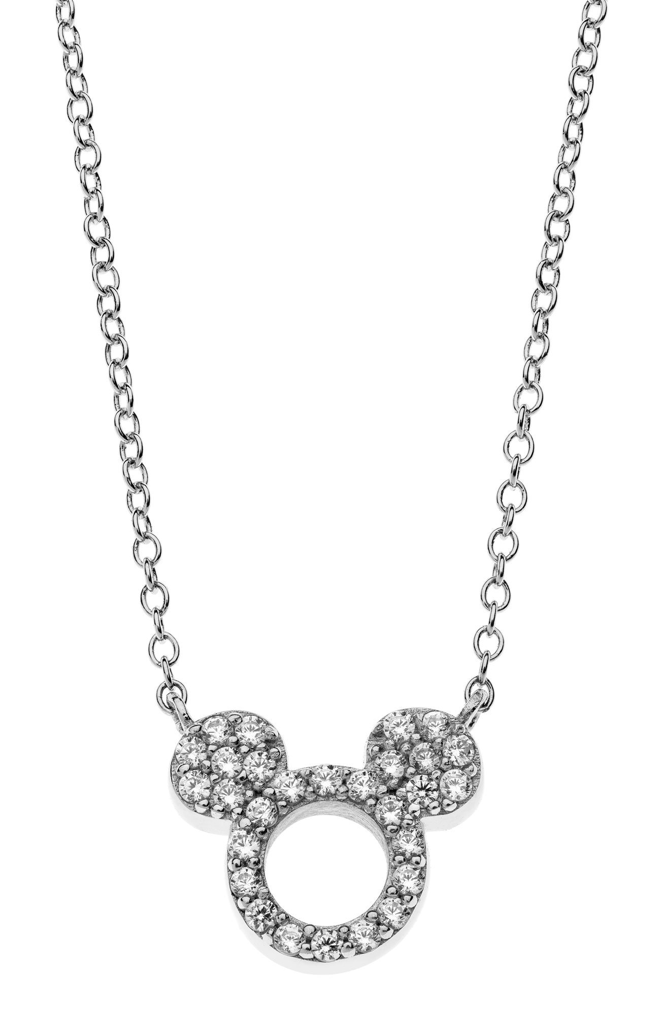 DISNEY Mickey Mouse strieborný náhrdelník N901464RZWL-18 (Ag 925/1000, 1,98 g)