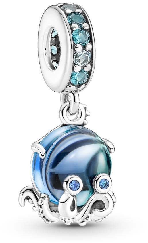 PANDORA Moments 791694C01 Visiaci Roztomilá chobotnica zo skla Murano (Ag 925/1000, 2,62 g)
