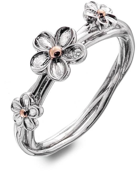 HOT DIAMONDS Forget me not DR214/N (Ag 925/1000 g g), veľkosť 54