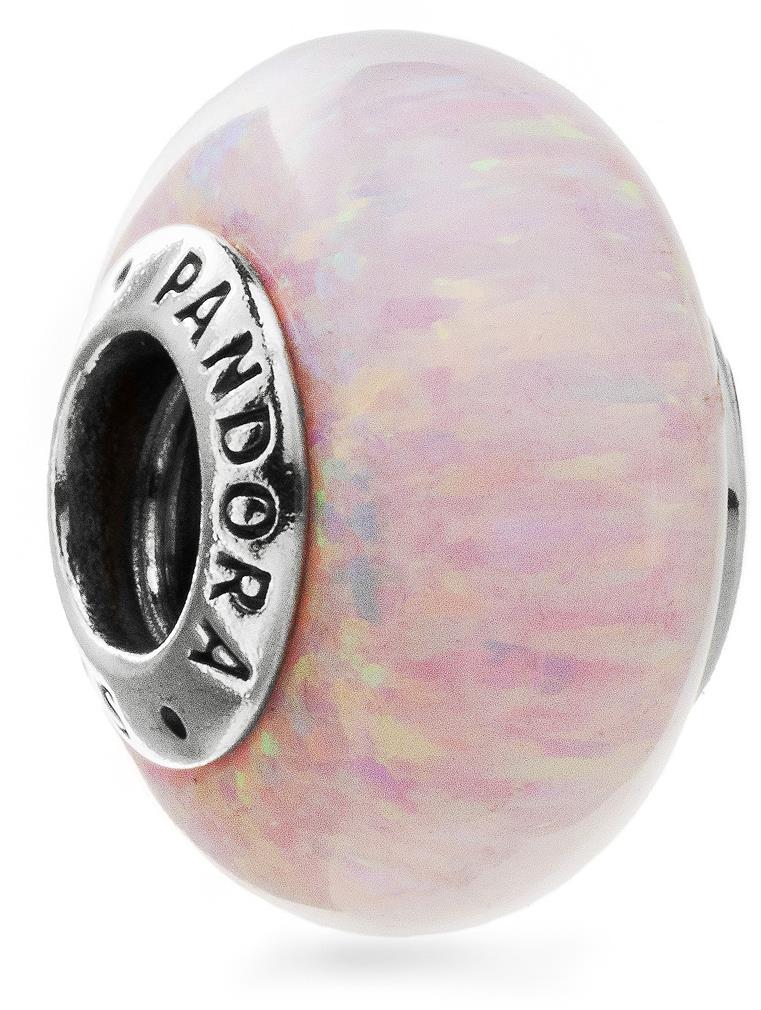 PANDORA Korálik Moments 791691C03 Opaleskujúci ružový (Ag 925/1000, 2,12 g)