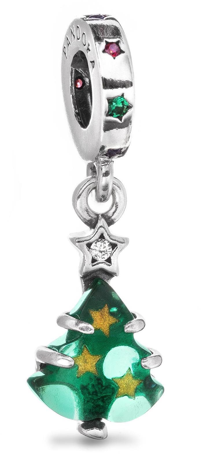 PANDORA model 792983C01 Visiaci Trblietavý vianočný stromček