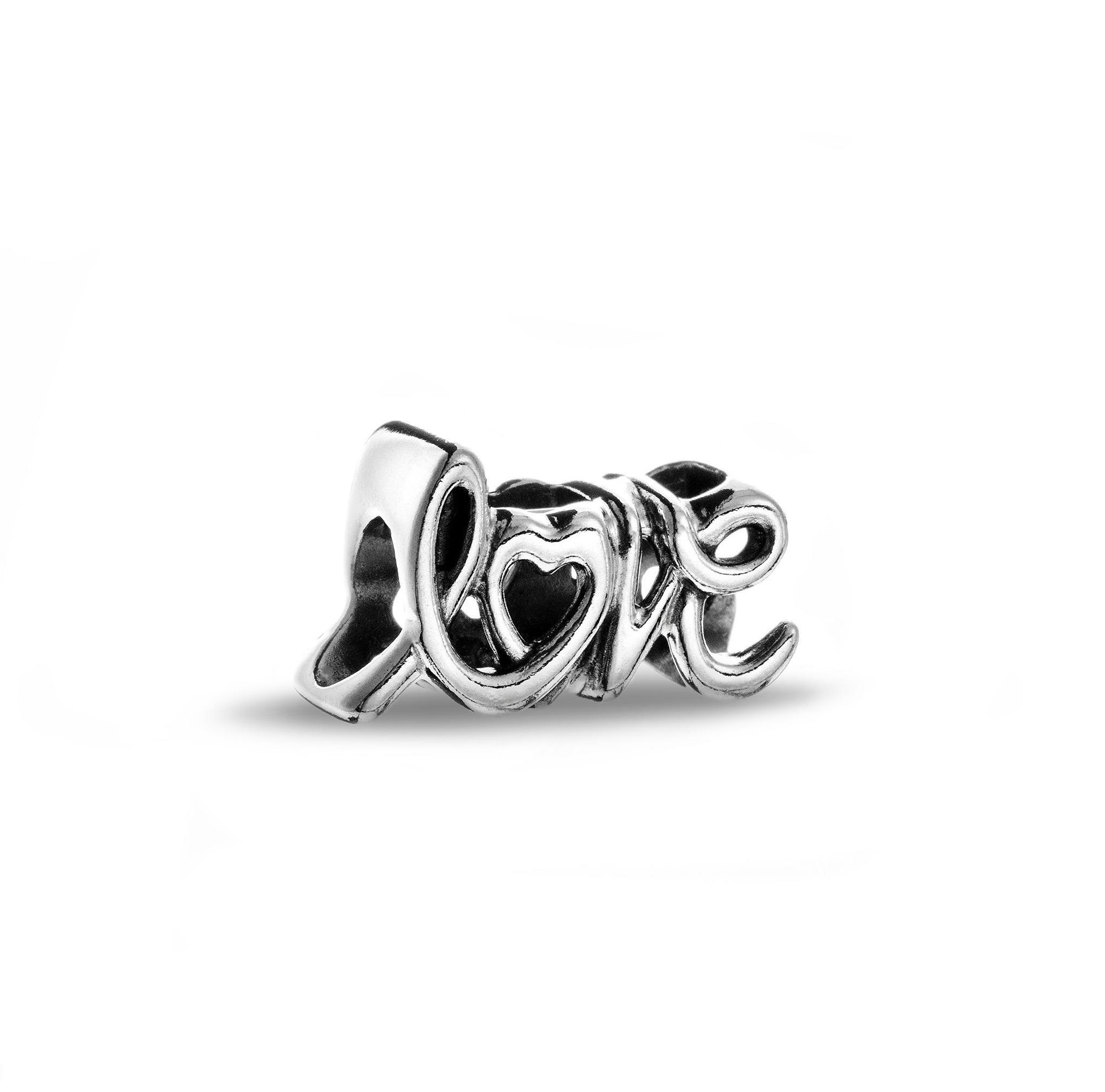 PANDORA model 793055C00 s nápisom Love (Ag 925/1000, 1,84 g)
