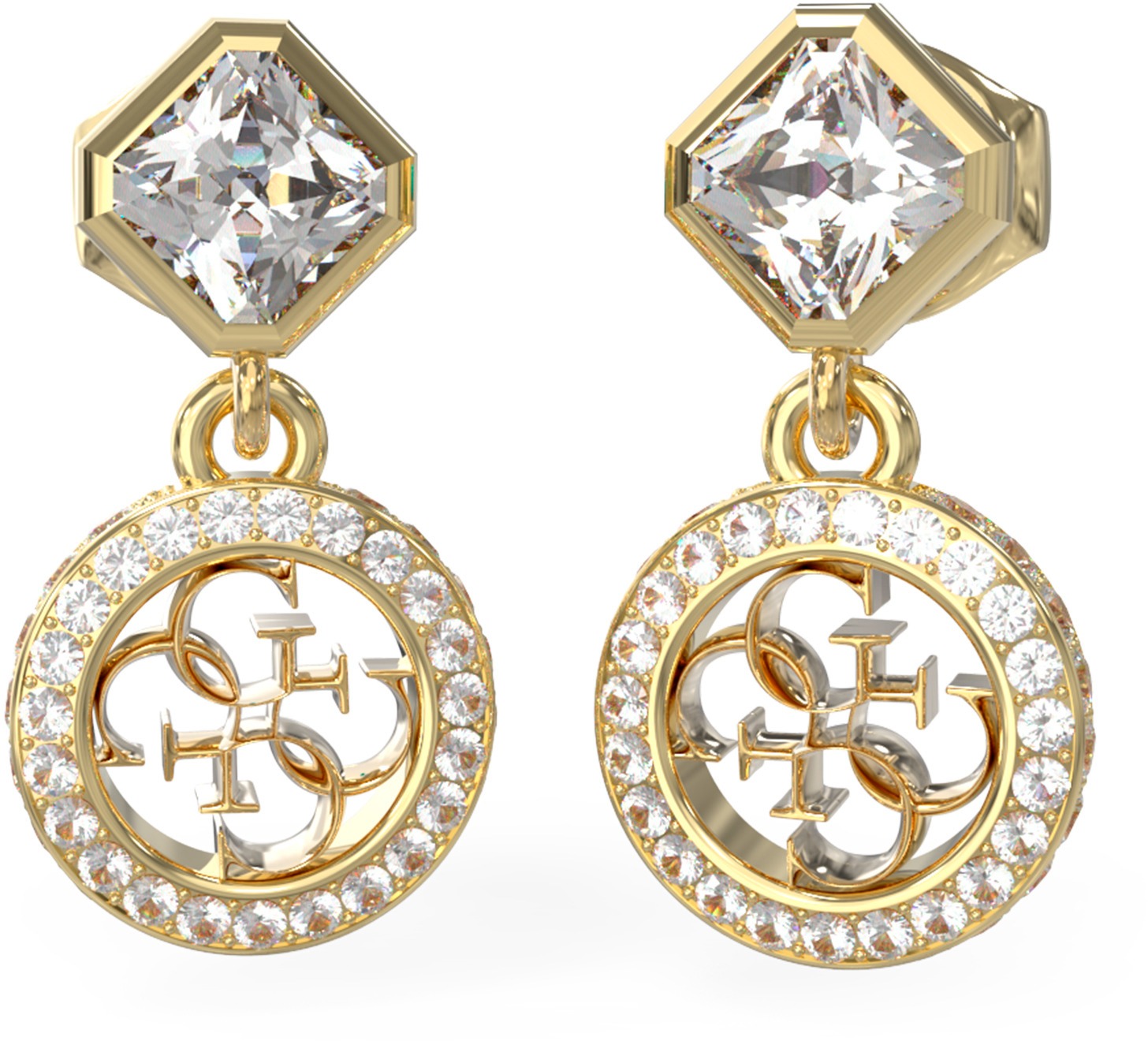 GUESS Náušnice 4G Crush JUBE04154JWYGT/U