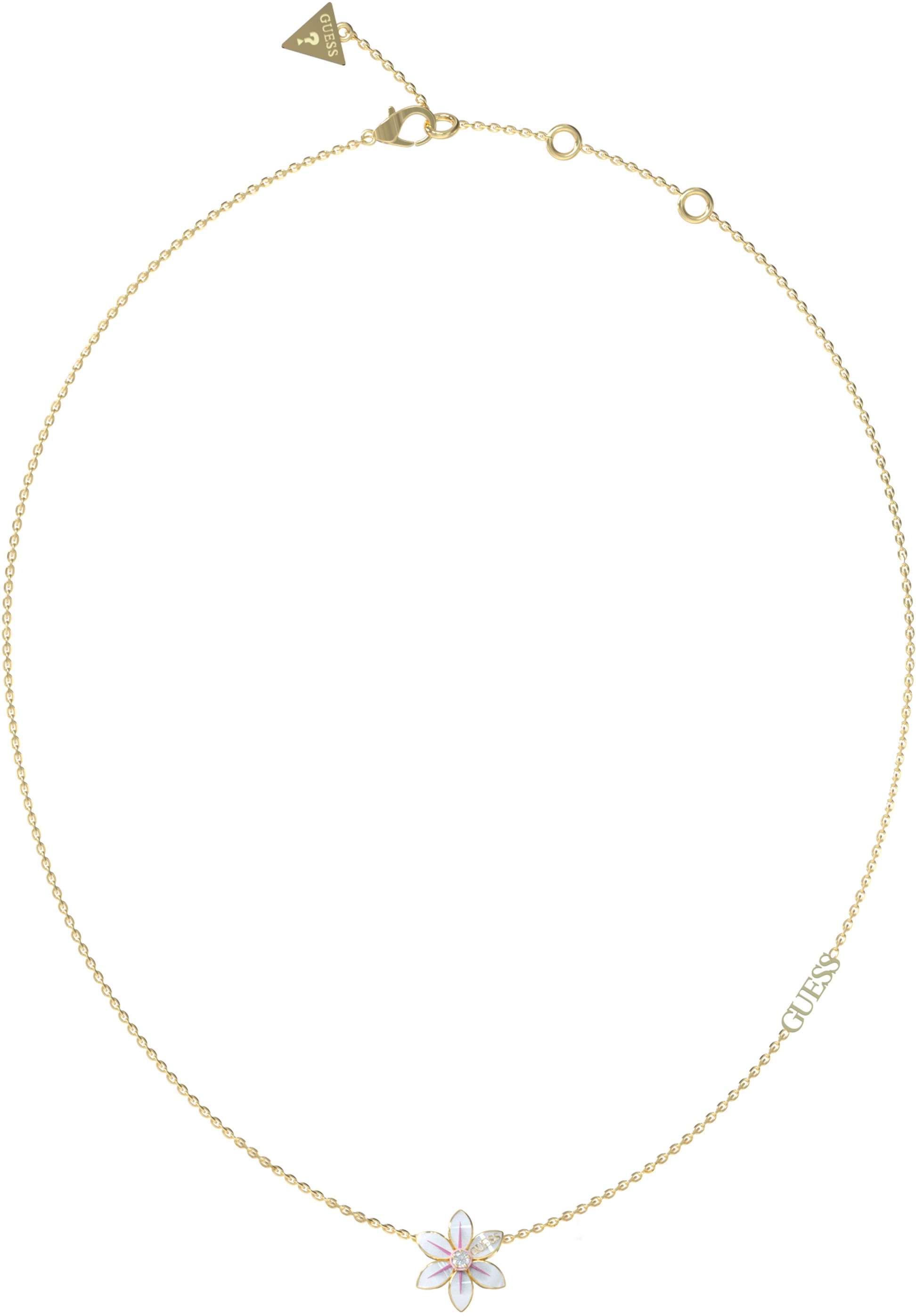 GUESS Náhrdelník White Lotus JUBN04136JWYGWHT/U