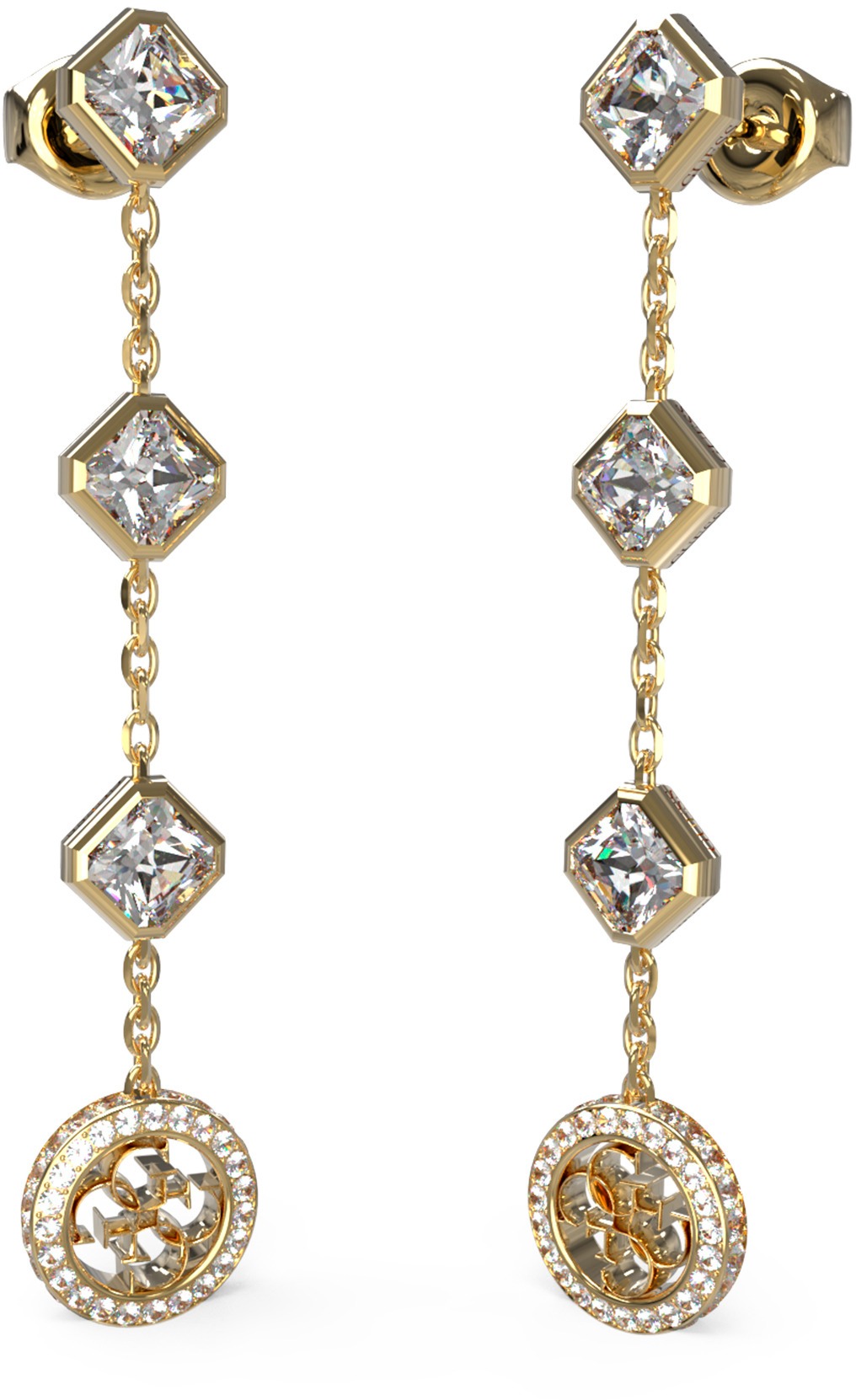 GUESS Náušnice 4G Crush JUBE04157JWYGT/U