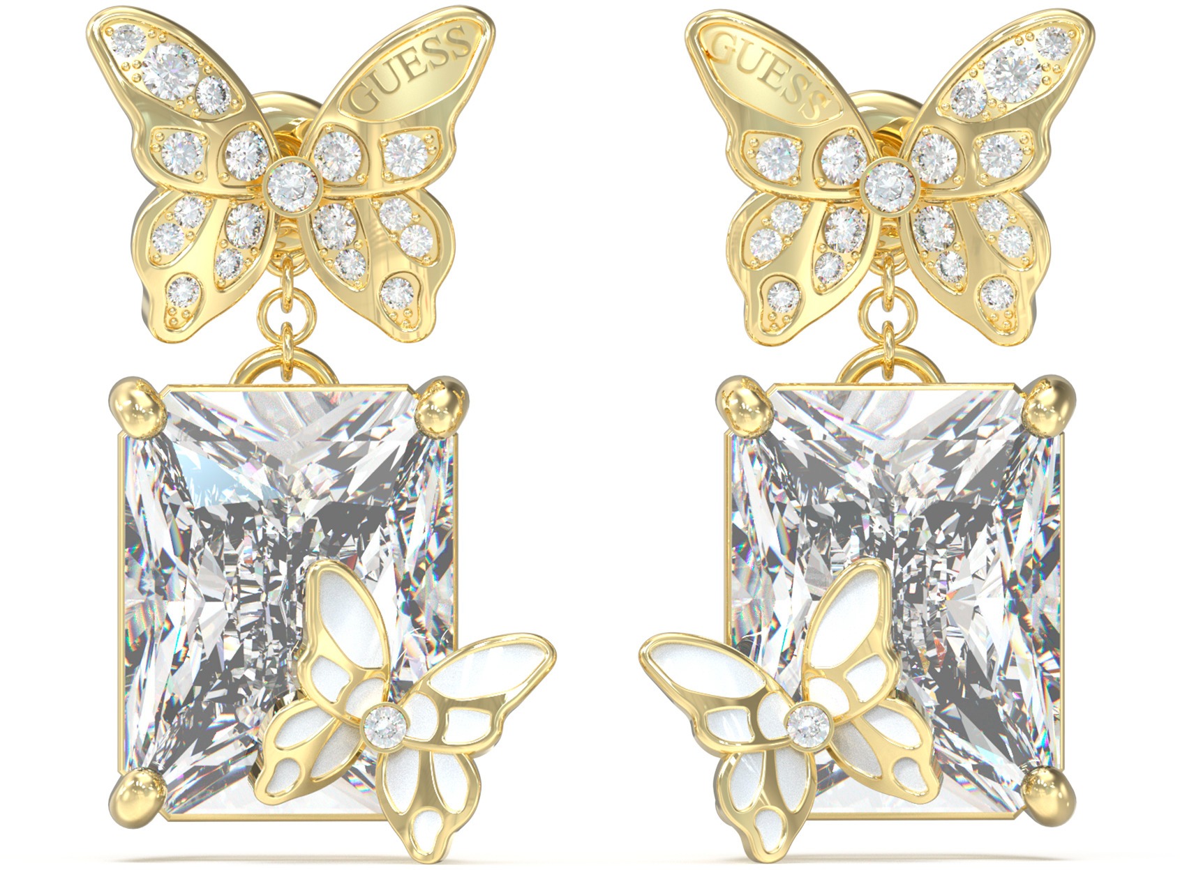 GUESS Náušnice Chrysalis JUBE04089JWYGT/U