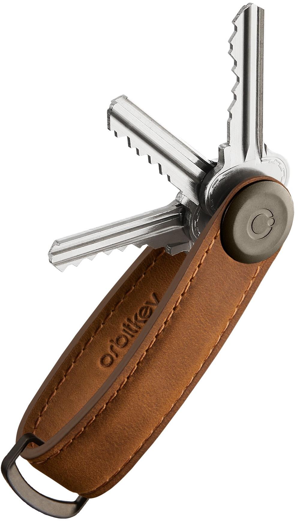 ORBITKEY Key Organiser 2.0 Crazy Horse – Chestnut Brown